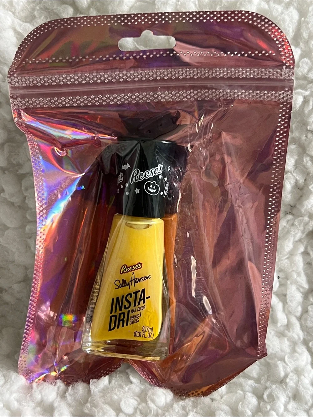 Sally Hansen Nail Polish – Yellow, Pink, Pink glitter & Fuchsia.